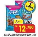 Promo Harga JETZ Stick Snack Chocofiesta per 3 pcs 65 gr - Superindo
