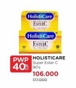 Promo Harga Holisticare Super Ester C 90 pcs - Watsons