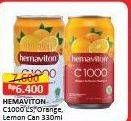 Promo Harga Hemaviton C1000 Less Sugar Orange 330 ml - Alfamart