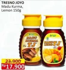 Promo Harga Tresno Joyo Madu TJ Kurma, Lemon 150 gr - Alfamart
