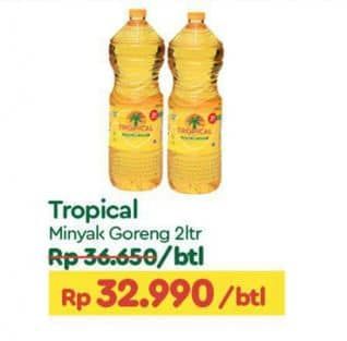 Promo Harga Tropical Minyak Goreng 2000 ml - TIP TOP