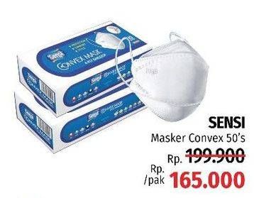 Promo Harga SENSI Convex Mask Earloop 20 pcs - LotteMart