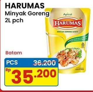 Promo Harga Harumas Minyak Goreng 2000 ml - Indomaret