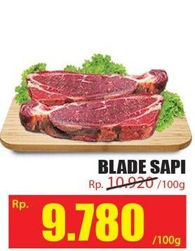 Promo Harga Daging Blade per 100 gr - Hari Hari