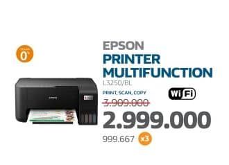 Promo Harga Epson Multifunction Printer L3250  - Electronic City