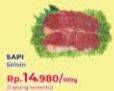 Promo Harga Daging Has Luar (Daging Sirloin) per 100 gr - Yogya