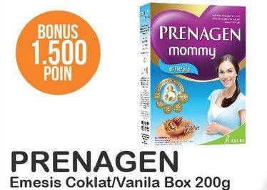 Promo Harga PRENAGEN Emesis Coklat, Vanilla 200 gr - Alfamart