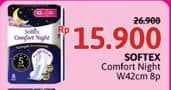 Promo Harga Softex Comfort Night Wing 42cm 8 pcs - Alfamidi