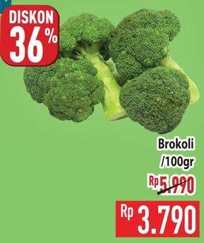 Promo Harga Brokoli per 100 gr - Hypermart