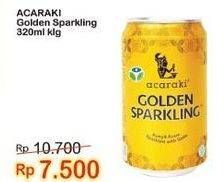 Promo Harga Acaraki Golden Sparkling 320 ml - Indomaret
