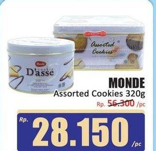 Promo Harga Monde Assorted Cookies 320 gr - Hari Hari