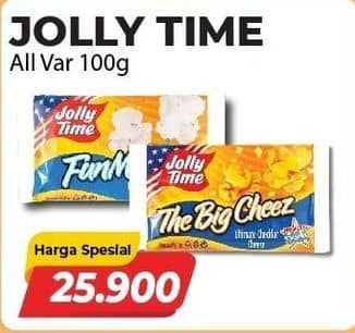 Promo Harga Jolly Time Pop Corn All Variants 100 gr - Alfamart