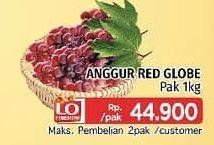 Promo Harga Anggur Red Globe  - LotteMart