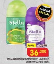 Promo Harga Stella Matic Refill Lavender, Green Fantasy 225 ml - Superindo