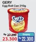 Promo Harga GERY Egg Roll 210 gr - Alfamart