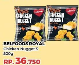 Promo Harga Belfoods Royal Nugget Chicken Nugget S 500 gr - Yogya