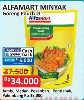 Promo Harga Alfamart Minyak Goreng 2000 ml - Alfamart