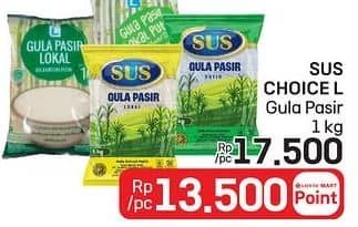 Promo Harga SUS Gula Pasir 1000 gr - LotteMart
