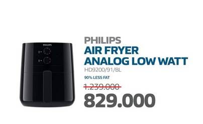 Promo Harga Philips HD9200 Essential Air Fryer  - Electronic City