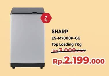 Promo Harga Sharp ES-M7000P-GG  - Yogya