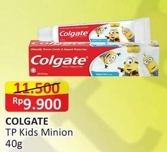 Promo Harga COLGATE Toothbrush Kids Minion 40 gr - Alfamart