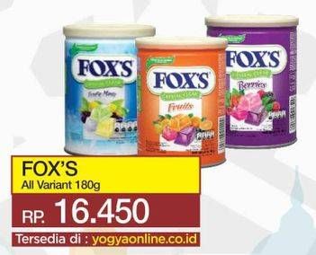Promo Harga FOXS Crystal Candy All Variants 180 gr - Yogya