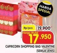 Promo Harga CAPRICORN Paper Bag Valentine  - Superindo