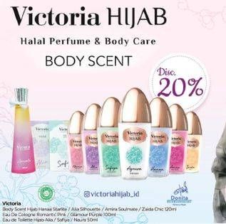 Promo Harga VIctoria Perfumed Body Scent / Eau De Cologne/Eau De Toilette  - TIP TOP