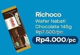 Promo Harga NABATI Wafer Chocolate 145 gr - Alfamart