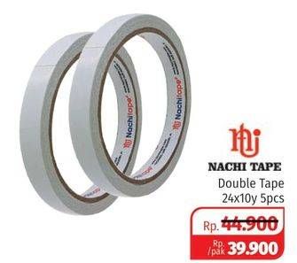 Promo Harga NACHI Double Side Tape 24x10 5 pcs - Lotte Grosir