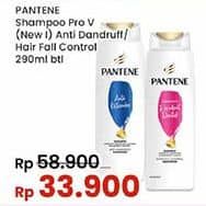 Promo Harga Pantene Shampoo Anti Dandruff, Hair Fall Control 290 ml - Indomaret