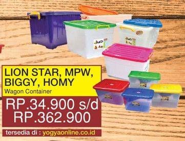Promo Harga LION STAR / MPW / BIGGY / HOMY Wagon Container  - Yogya