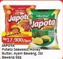 Promo Harga Japota Potato Chips Ayam Bawang, Happy Honey Butter, Sambal Bawang, Umami Japanese Seaweed 68 gr - Alfamart