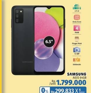 Promo Harga SAMSUNG Galaxy A03S  - LotteMart