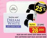 Promo Harga KOJIE SAN Dream White Soap Dream White, Skin Light 65 gr - Superindo