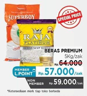 Promo Harga Beras Premium 5 kg - LotteMart