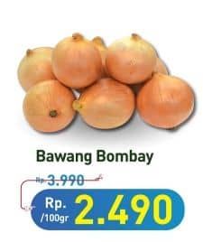 Promo Harga Bawang Bombay per 100 gr - Hypermart