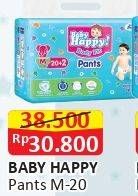 Promo Harga Baby Happy Body Fit Pants M20 20 pcs - Alfamart