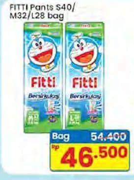Promo Harga Fitti Pants S40, M32, L28 28 pcs - Indomaret