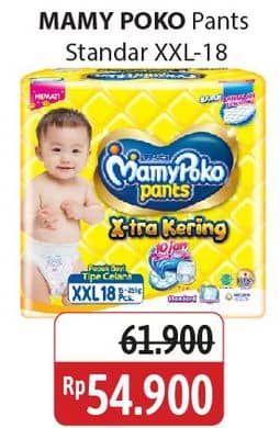 Promo Harga Mamy Poko Pants Xtra Kering XXL18 18 pcs - Alfamidi