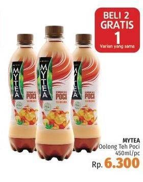 Promo Harga MY TEA Minuman Teh Poci Oolong 450 ml - LotteMart