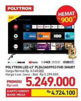 Promo Harga POLYTRON PLD 43AG9953  - Carrefour