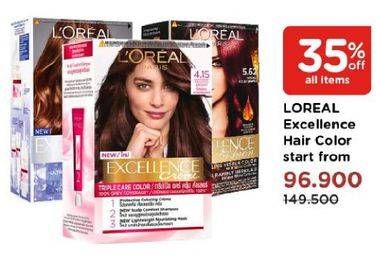 Promo Harga LOREAL Excellence Creme All Variants  - Watsons