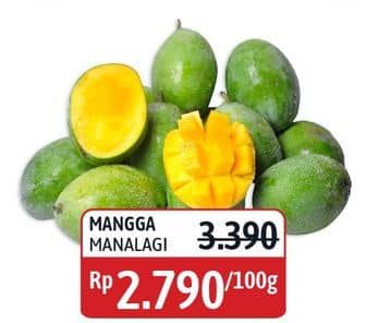 Promo Harga Mangga Manalagi per 100 gr - Alfamidi