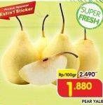 Promo Harga Pear Ya Lie per 100 gr - Superindo