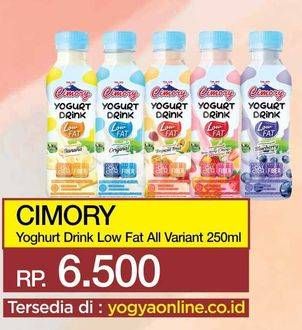 Promo Harga CIMORY Yogurt Drink Low Fat All Variants 250 ml - Yogya