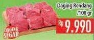 Promo Harga Daging Rendang Sapi per 100 gr - Hypermart