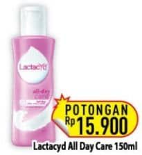 Promo Harga Lactacyd Pembersih Kewanitaan All Day Care 150 ml - Hypermart