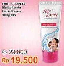 Promo Harga GLOW & LOVELY (FAIR & LOVELY) Multivitamin Facial Foam 100 gr - Indomaret