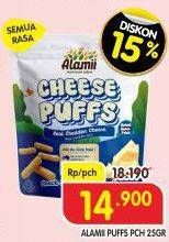 Promo Harga Alami Cheese Puffs All Variants 25 gr - Superindo